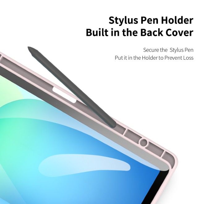 Dux Ducis - Samsung Galaxy Tab S10 FE+ Hülle - Leder Bookcover - Toby Series - pink