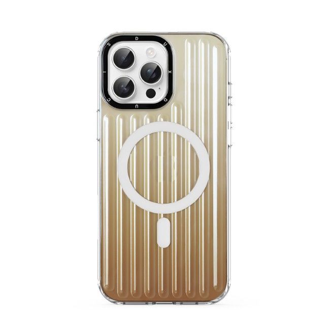 Dux Ducis - iPhone 16 Pro Max Hülle - PET, TPU und PC Hardcase - mit MagSafe - Zest Series - gold