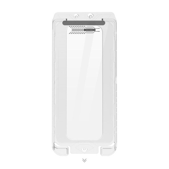 Dux Ducis - Samsung Galaxy S25 Edge Schutzglas - mit Auto Alignment Kit - Roga Series - schwarz