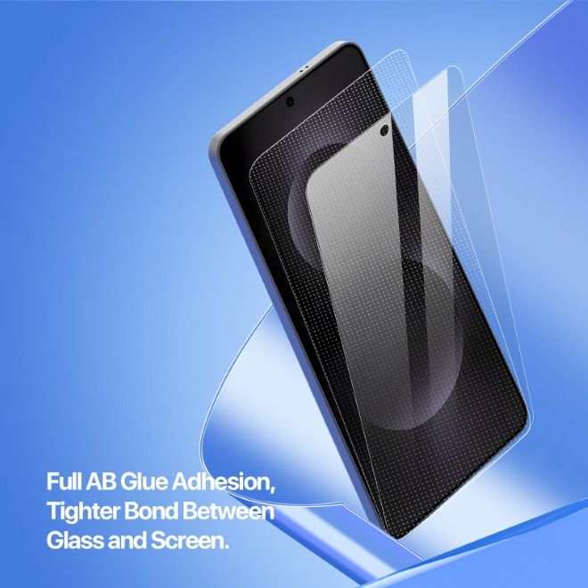 Dux Ducis - Samsung Galaxy S25 Edge Schutzglas - mit Auto Alignment Kit - Roga Series - schwarz