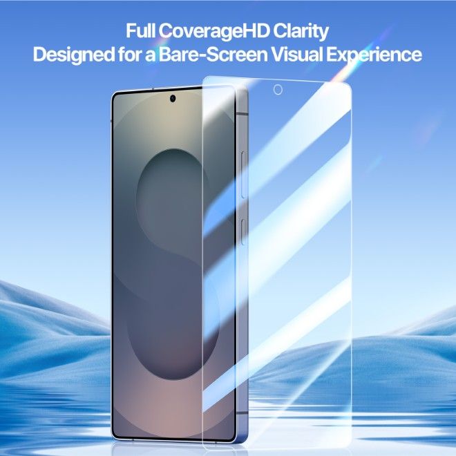 Dux Ducis - Samsung Galaxy S25 Ultra Schutzglas - mit Auto Alignment Kit - Roga Series - schwarz