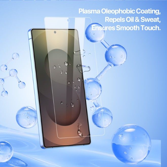 Dux Ducis - Samsung Galaxy S25 Ultra Schutzglas - mit Auto Alignment Kit - Roga Series - schwarz