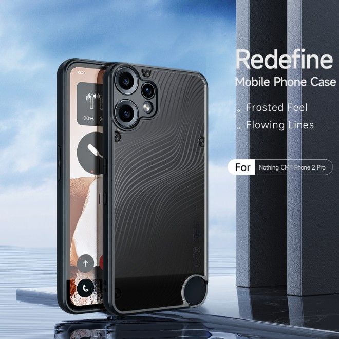 Dux Ducis - Nothing CMF Phone 2 Pro Hülle - Hardcase - Aimo Series - schwarz