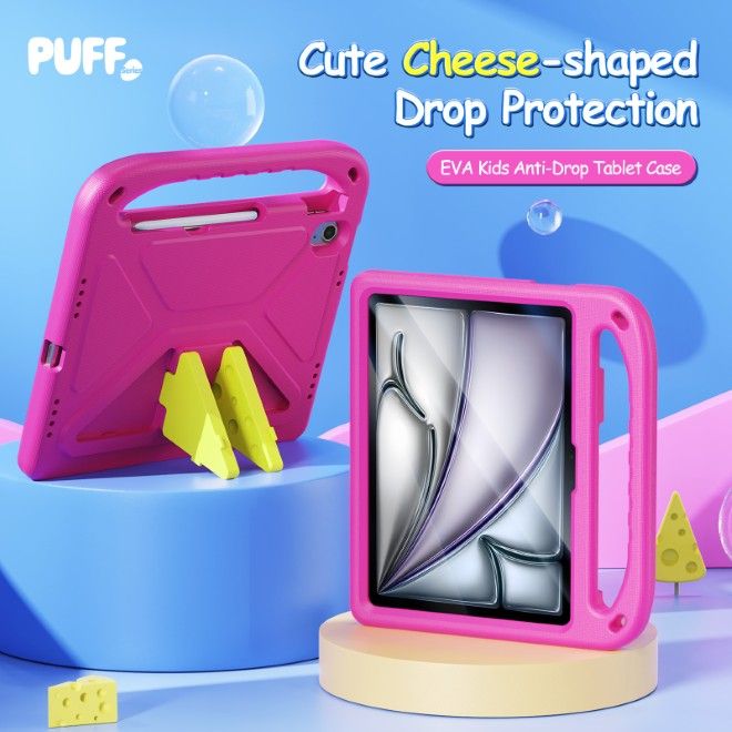 Dux Ducis - iPad Air 11 (2025/2024) Hülle - Robustes EVA Case - Puff Series - pink