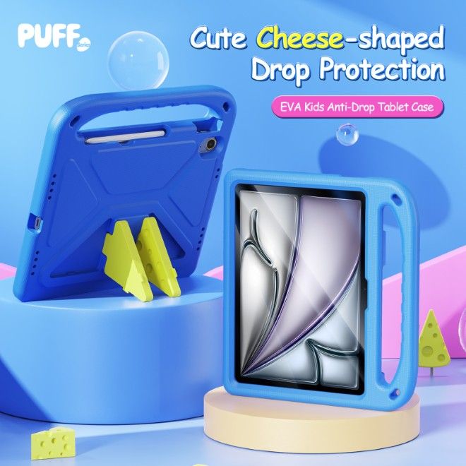 Dux Ducis - iPad Air 11 (2025/2024) Hülle - Robustes EVA Case - Puff Series - blau
