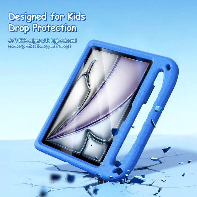 Dux Ducis - iPad Air 11 (2025/2024) Hülle - Robustes EVA Case - Puff Series - blau