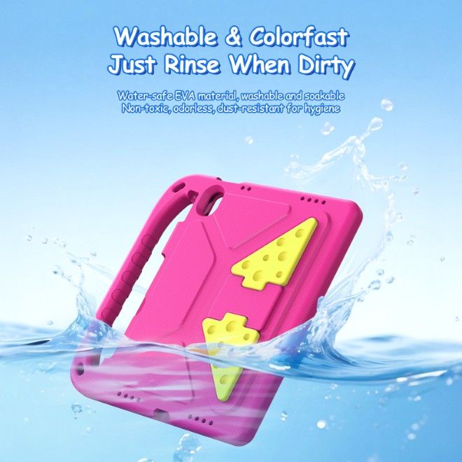 Dux Ducis - iPad 2025 (11. Gen) / iPad 2022 (10. Gen) Hülle - Robustes EVA Case - Puff Series - pink