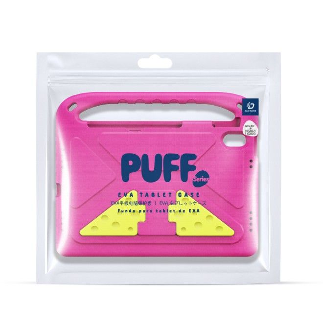 Dux Ducis - iPad 2025 (11. Gen) / iPad 2022 (10. Gen) Hülle - Robustes EVA Case - Puff Series - pink
