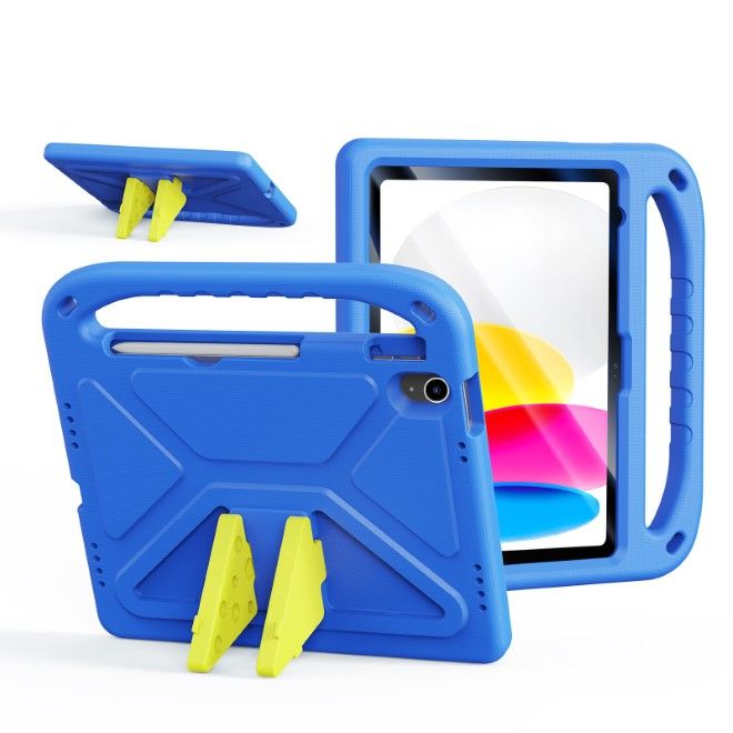 Dux Ducis - iPad 2025 (11. Gen) / iPad 2022 (10. Gen) Hülle - Robustes EVA Case - Puff Series - blau