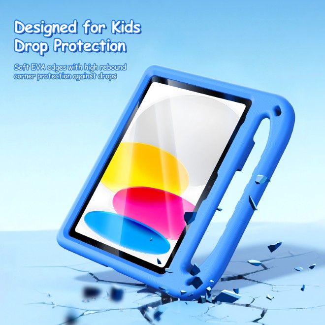 Dux Ducis - iPad 2025 (11. Gen) / iPad 2022 (10. Gen) Hülle - Robustes EVA Case - Puff Series - blau