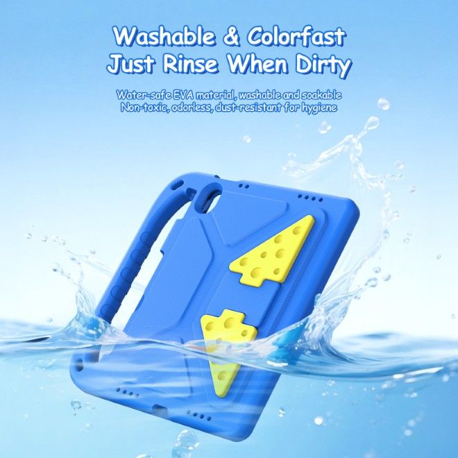 Dux Ducis - iPad 2025 (11. Gen) / iPad 2022 (10. Gen) Hülle - Robustes EVA Case - Puff Series - blau