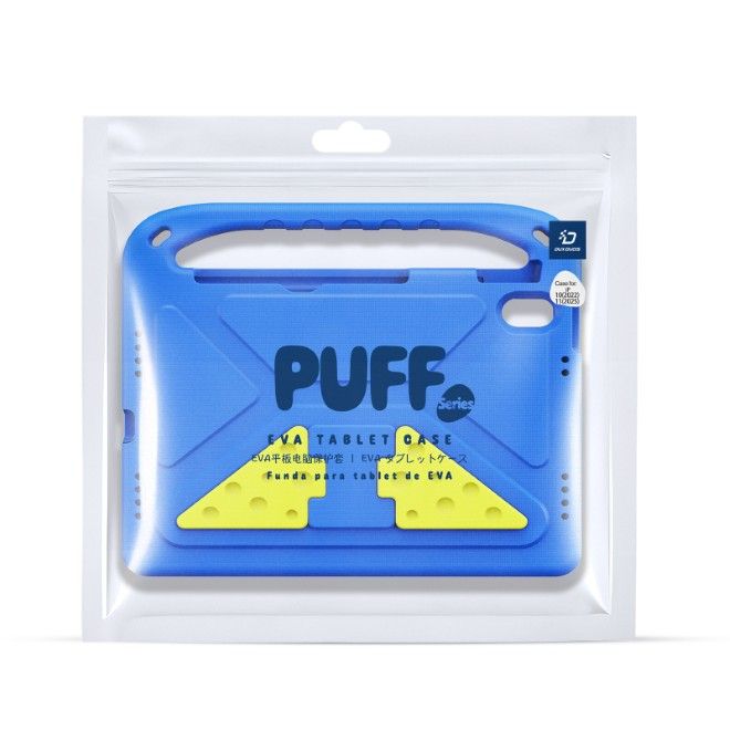 Dux Ducis - iPad 2025 (11. Gen) / iPad 2022 (10. Gen) Hülle - Robustes EVA Case - Puff Series - blau