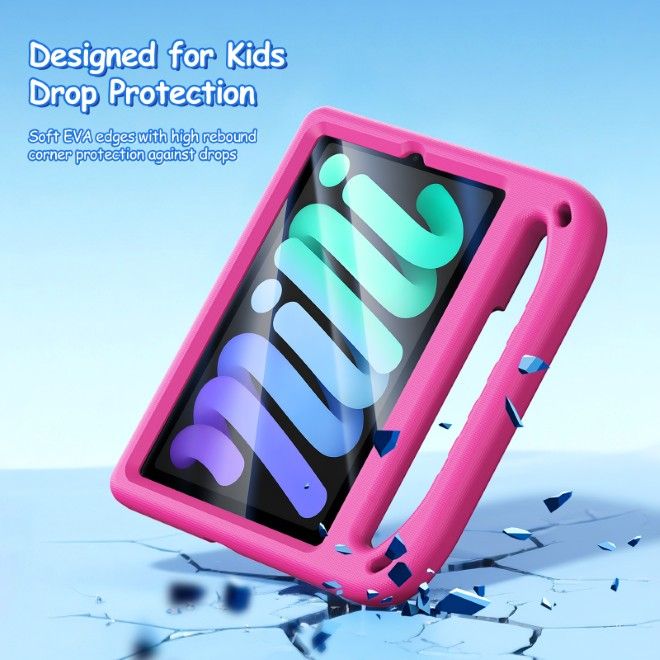 Dux Ducis - iPad mini 7 (2024) / mini 6 (2021) Hülle - Robustes EVA Case - Puff Series - pink