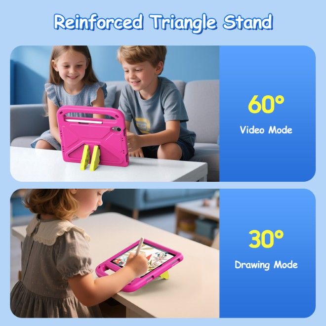 Dux Ducis - iPad mini 7 (2024) / mini 6 (2021) Hülle - Robustes EVA Case - Puff Series - pink