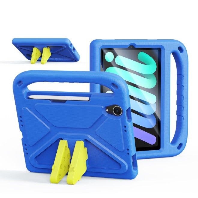 Dux Ducis - iPad mini 7 (2024) / mini 6 (2021) Hülle - Robustes EVA Case - Puff Series - blau