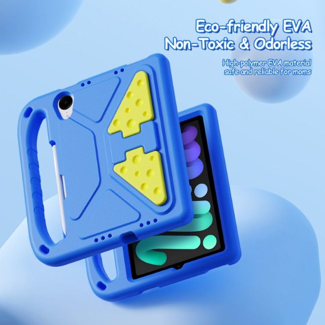 Dux Ducis - iPad mini 7 (2024) / mini 6 (2021) Hülle - Robustes EVA Case - Puff Series - blau