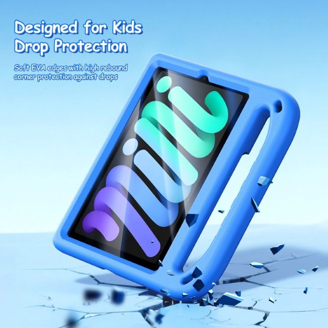 Dux Ducis - iPad mini 7 (2024) / mini 6 (2021) Hülle - Robustes EVA Case - Puff Series - blau