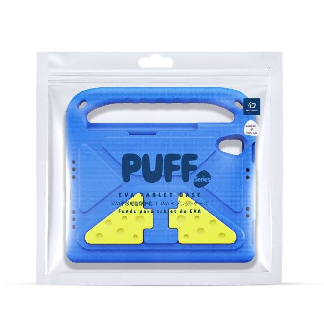 Dux Ducis - iPad mini 7 (2024) / mini 6 (2021) Hülle - Robustes EVA Case - Puff Series - blau