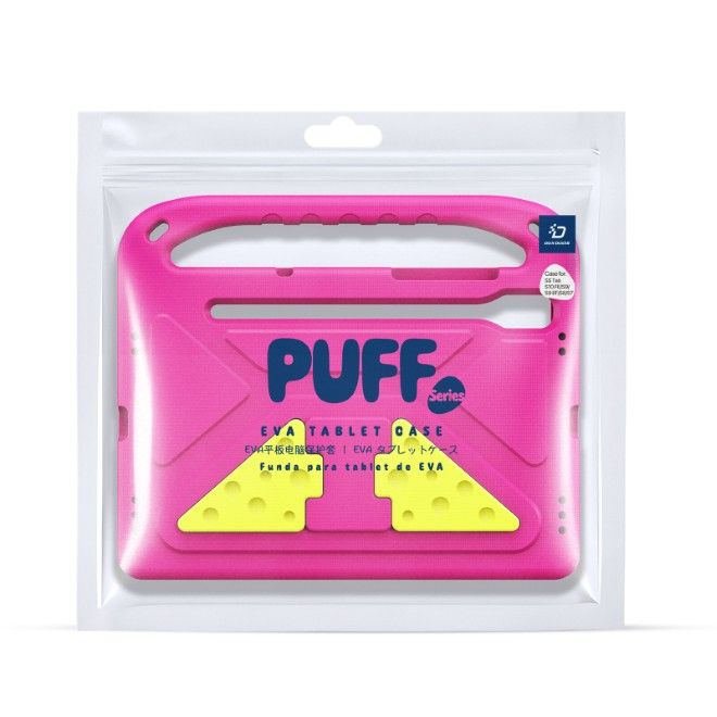 Dux Ducis - Samsung Galaxy Tab S10 FE / S9 / S9 FE / S8 / S7 Hülle - Robustes EVA Case - Puff Series - pink