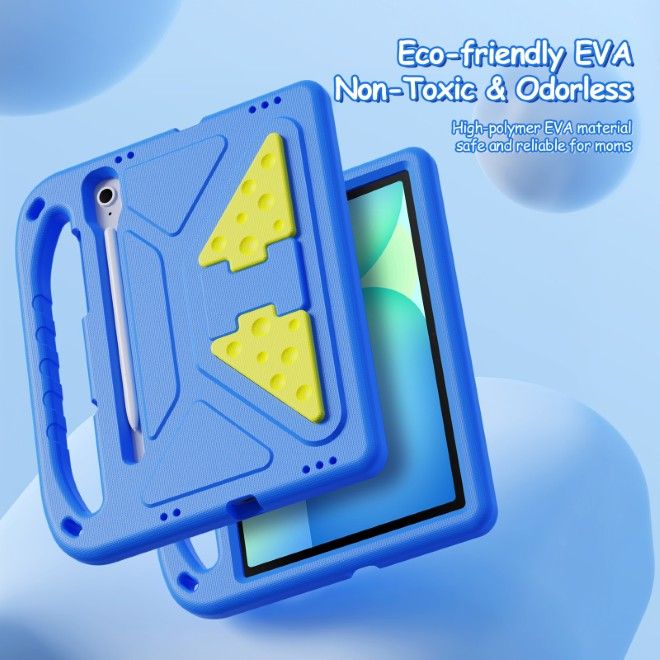 Dux Ducis - Samsung Galaxy Tab S10 FE / S9 / S9 FE / S8 / S7 Hülle - Robustes EVA Case - Puff Series - blau