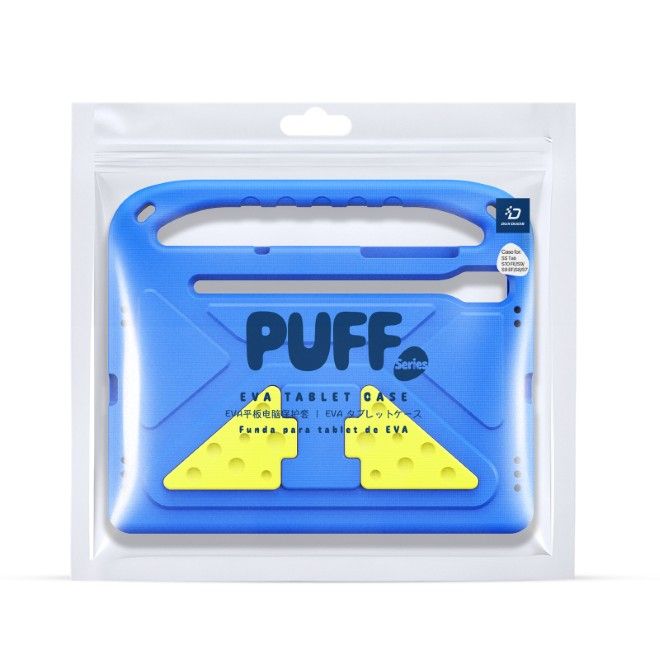 Dux Ducis - Samsung Galaxy Tab S10 FE / S9 / S9 FE / S8 / S7 Hülle - Robustes EVA Case - Puff Series - blau