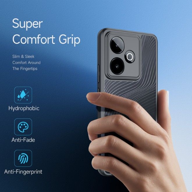 Dux Ducis - Realme GT 7 Hülle - Hardcase - Aimo Series - schwarz