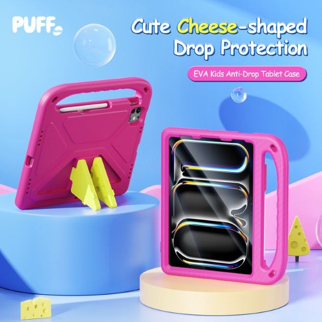 Dux Ducis - iPad Air 11 (2022/2020) / iPad Pro 11 (2022/2021/2020) Hülle - Robustes EVA Case - Puff Series - pink
