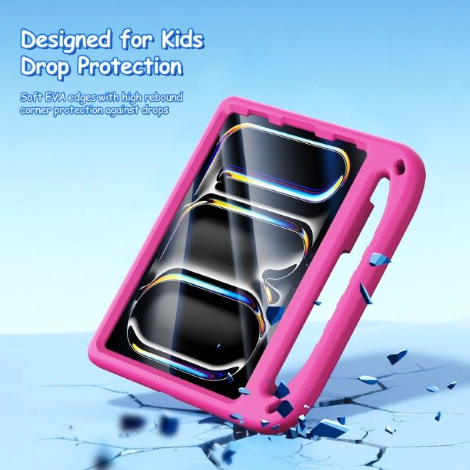 Dux Ducis - iPad Air 11 (2022/2020) / iPad Pro 11 (2022/2021/2020) Hülle - Robustes EVA Case - Puff Series - pink