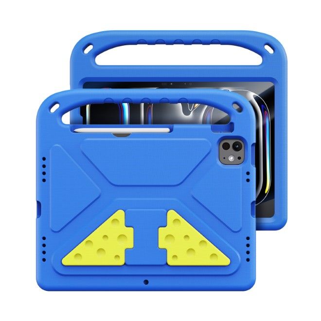 Dux Ducis - iPad Air 11 (2022/2020) / iPad Pro 11 (2022/2021/2020) Hülle - Robustes EVA Case - Puff Series - blau