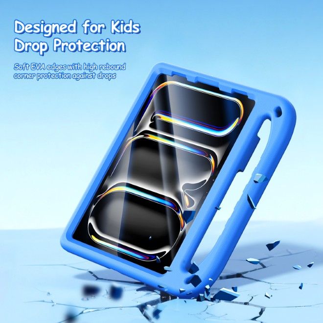 Dux Ducis - iPad Air 11 (2022/2020) / iPad Pro 11 (2022/2021/2020) Hülle - Robustes EVA Case - Puff Series - blau