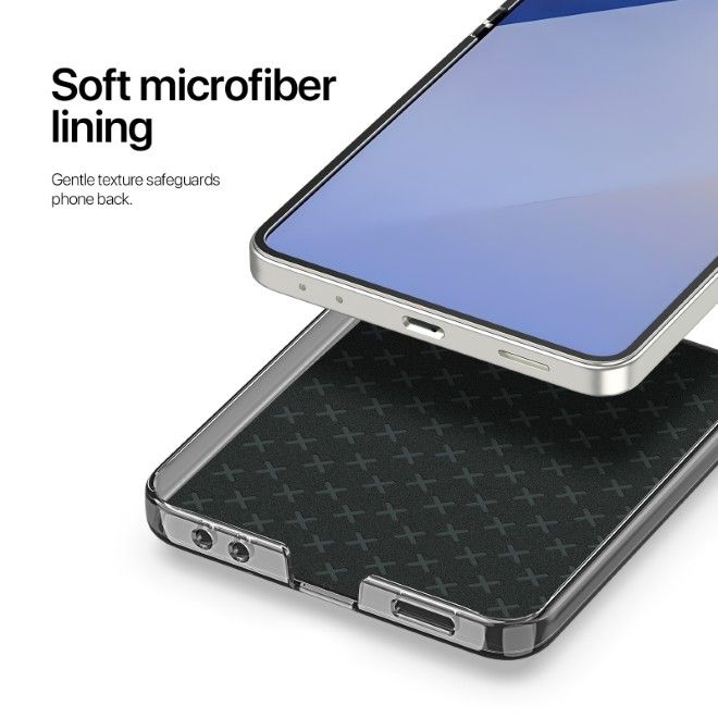 Dux Ducis - Samsung Galaxy Z Flip7 Hülle - Leder Hardcase - Stex Series - schwarz