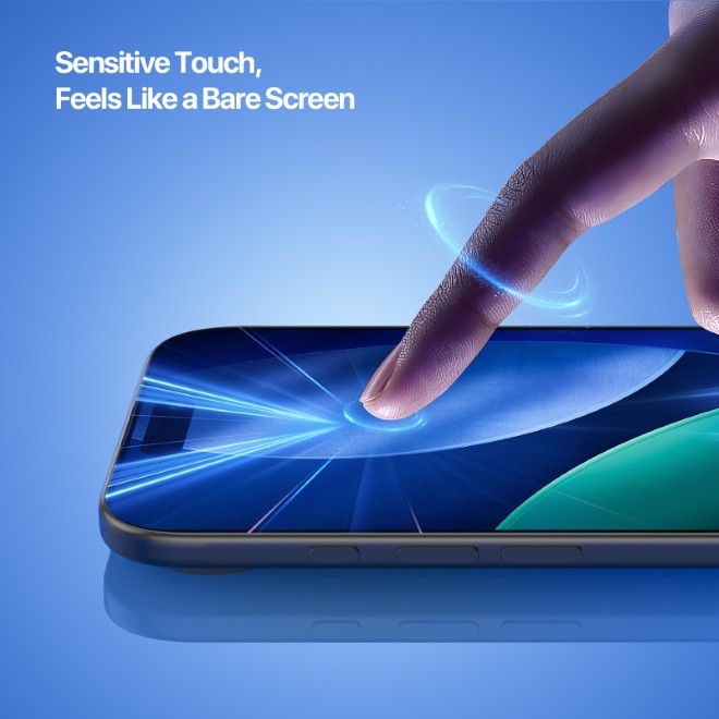 Dux Ducis - iPhone Air Schutzglas - mit Auto Alignment Kit - Roga Series - schwarz