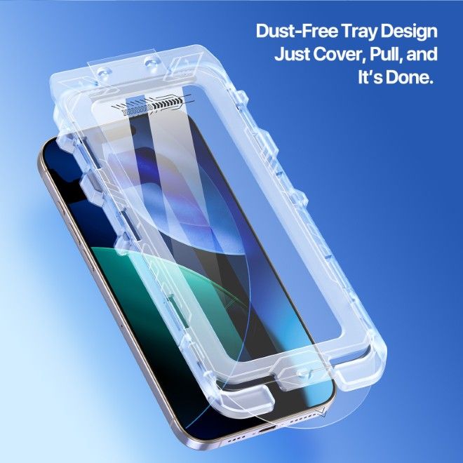 Dux Ducis - iPhone 17 Pro Max Schutzglas - mit Auto Alignment Kit - Roga Series - schwarz