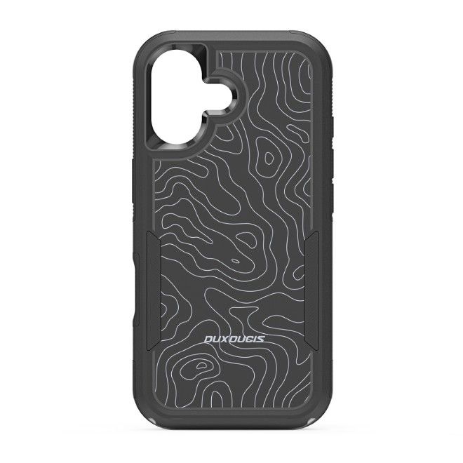 Dux Ducis - iPhone 17 Hülle - Robustes TPU und PC Case - 3m Fallsicher - Shld Series - Contour Muster