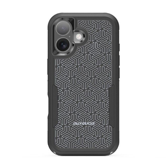 Dux Ducis - iPhone 17 Hülle - Robustes TPU und PC Case - 3m Fallsicher - Shld Series - Triangle Muster