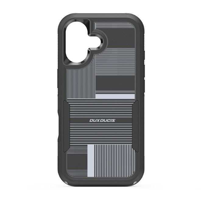 Dux Ducis - iPhone 17 Hülle - Robustes TPU und PC Case - 3m Fallsicher - Shld Series - Umbra Muster