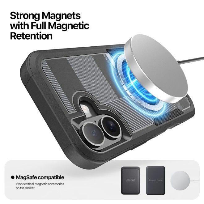 Dux Ducis - iPhone 17 Hülle - Robustes TPU und PC Case - 3m Fallsicher - Shld Series - Umbra Muster