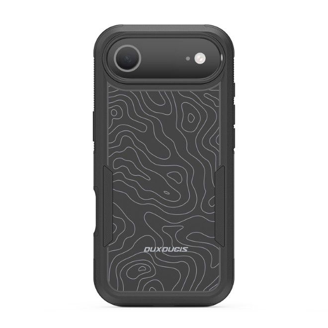 Dux Ducis - iPhone Air Hülle - Robustes TPU und PC Case - 3m Fallsicher - Shld Series - Contour Muster