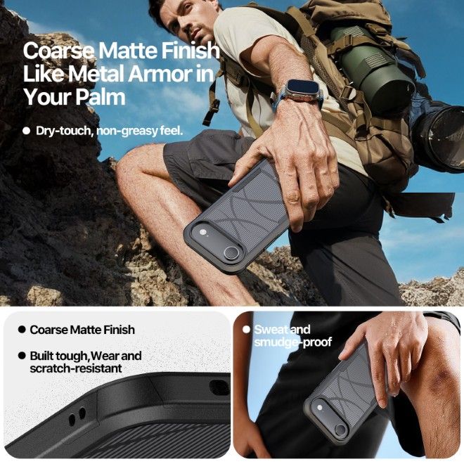 Dux Ducis - iPhone Air Hülle - Robustes TPU und PC Case - 3m Fallsicher - Shld Series - Rhythm Muster