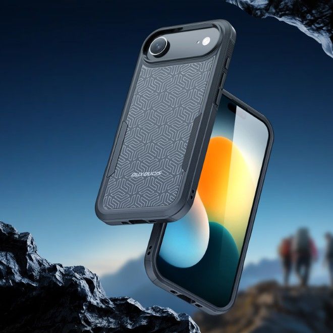 Dux Ducis - iPhone Air Hülle - Robustes TPU und PC Case - 3m Fallsicher - Shld Series - Triangle Muster