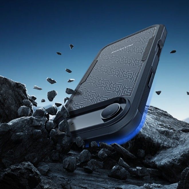 Dux Ducis - iPhone Air Hülle - Robustes TPU und PC Case - 3m Fallsicher - Shld Series - Triangle Muster