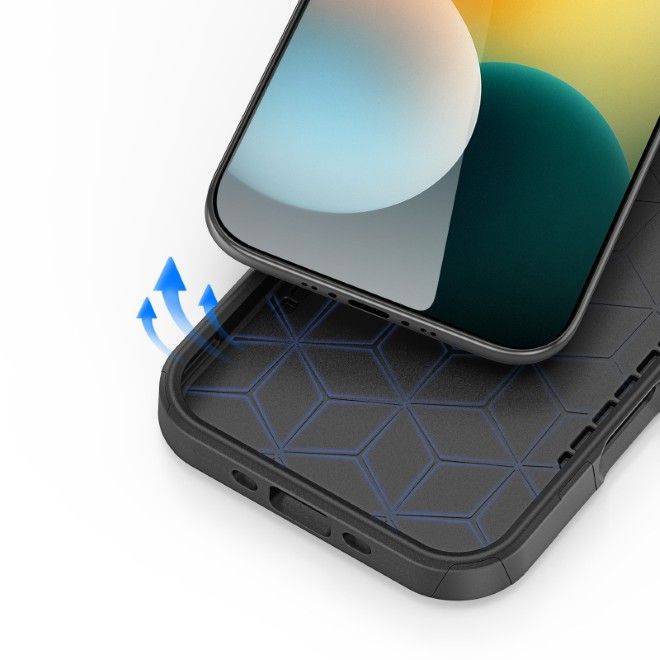 Dux Ducis - iPhone Air Hülle - Robustes TPU und PC Case - 3m Fallsicher - Shld Series - Triangle Muster