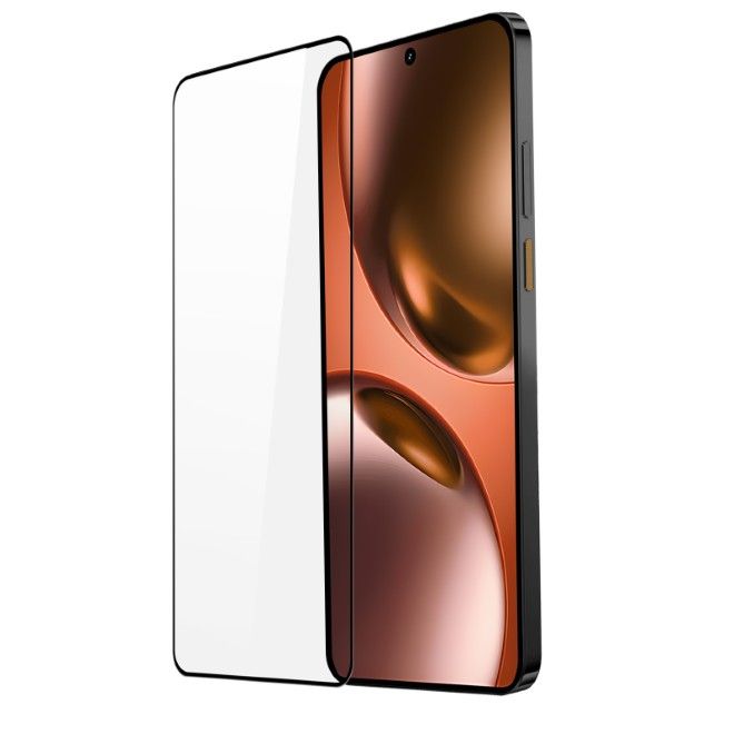 Dux Ducis - Realme GT 7 / 7T Schutzglas - aus gehärtetem Glas - 9D - schwarz
