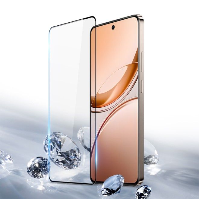Dux Ducis - vivo V50 Lite 4G / 5G Schutzglas - aus gehärtetem Glas - 9D - schwarz