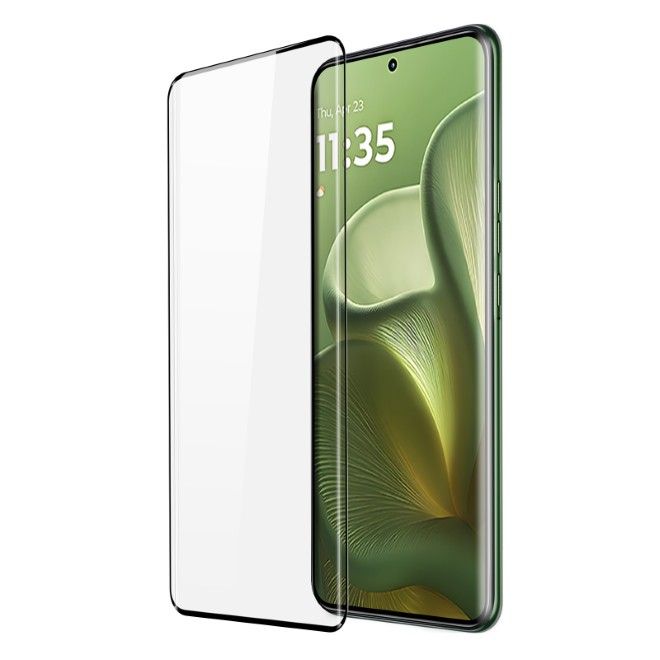 Dux Ducis - Motorola Edge 60 Schutzglas - aus gehärtetem Glas - Curved - schwarz