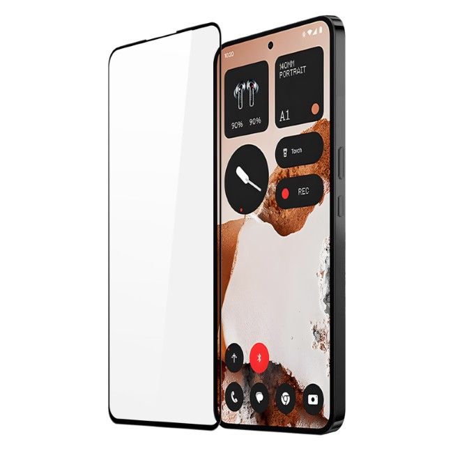 Dux Ducis - Nothing CMF Phone 2 Pro Schutzglas - aus gehärtetem Glas - 10D - schwarz