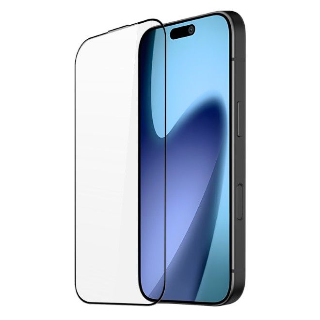 Dux Ducis - iPhone 17 Schutzglas - aus gehärtetem Glas - 10D - schwarz