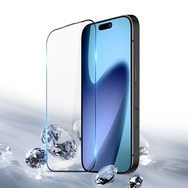 Dux Ducis - iPhone 17 Schutzglas - aus gehärtetem Glas - 10D - schwarz