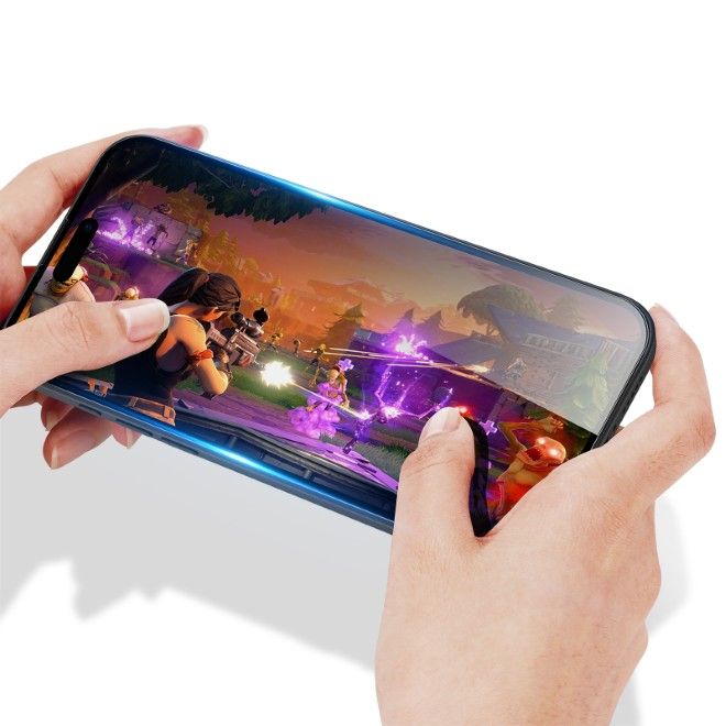 Dux Ducis - iPhone Air Schutzglas - aus gehärtetem Glas - 10D - schwarz