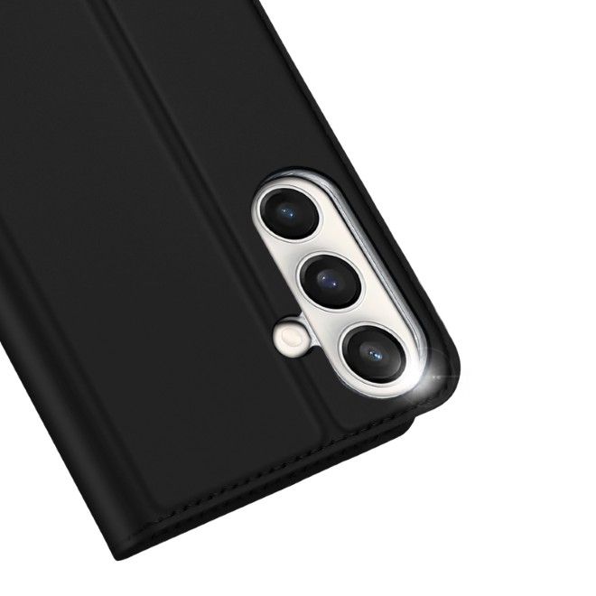 Dux Ducis - Samsung Galaxy S25 FE Hülle - Handy Bookcover - Skin Pro Series - schwarz